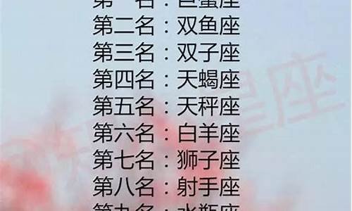 给我查一下十二星座-我想看十二星座查询