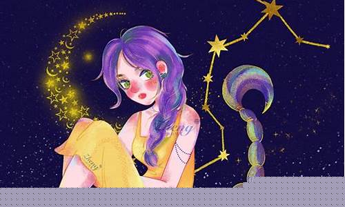 十二星座动漫少女天蝎-十二星座动漫少女天秤座图片