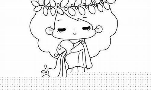 水瓶座女孩怎么画简单又漂亮-水瓶座女孩怎么画简单又漂亮图片