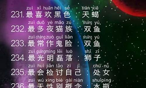 12星座学霸排名表-十二星座学霸排名前5名