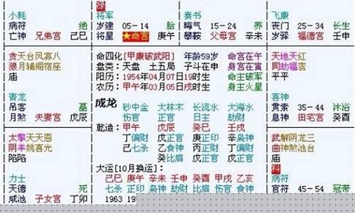 紫微斗数命盘详解案例三-紫微斗数命盘详解