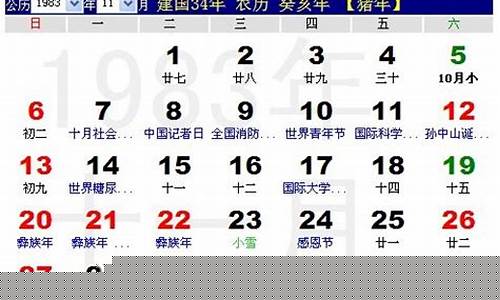 1983年11月是什么星座-1983年阳历11月11日是什么星座