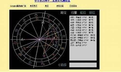 个人星座命盘查询-个人星座命盘查询