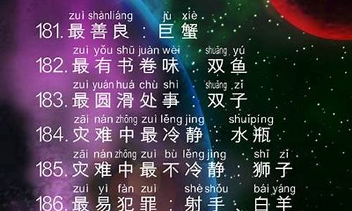 十二星座学霸排名第一-十二星座的排名表学霸排名表