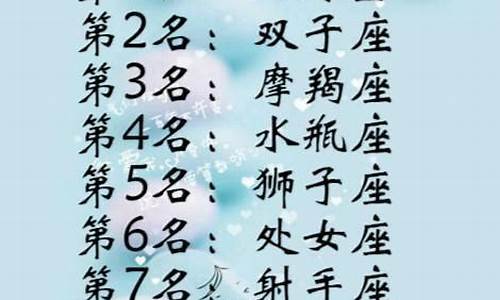 十二星座谁是排名第一的学霸-十二星座谁是第一名学霸