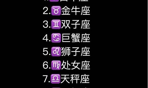 十三星座的排名顺序-十三星座排名顺序表