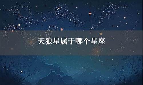 天狼星属于哪个星座-天狼星是什么星球
