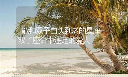 双子座注定白头到老的星座-双子座注定白头到老的星座有处女座女吗