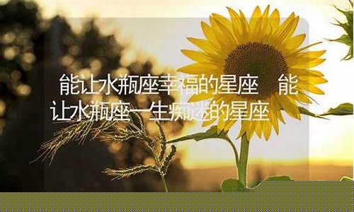 能陪伴水瓶座一生的星座-能陪伴水瓶座一生的星座是什么