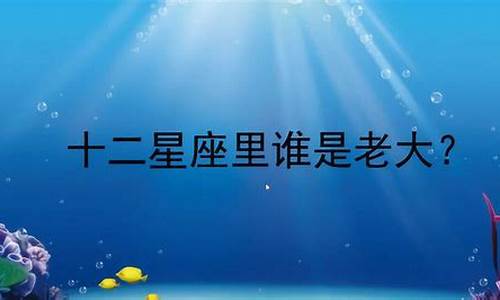 十二星座谁是老大-十二星座谁能考上清华北大